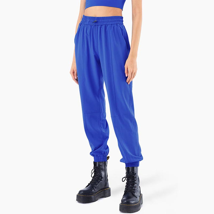 Buddha Stonesハイウエスト フィットネス ヨガ スポーツ ジョガー トラックパンツ ポケット付き スウェットパンツ
