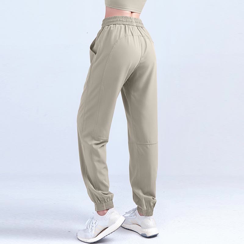 Buddha Stonesハイウエスト フィットネス ヨガ スポーツ ジョガー トラックパンツ ポケット付き スウェットパンツ