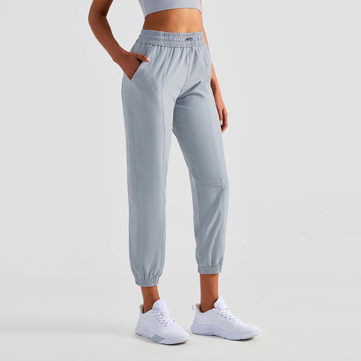 Buddha Stonesハイウエスト フィットネス ヨガ スポーツ ジョガー トラックパンツ ポケット付き スウェットパンツ