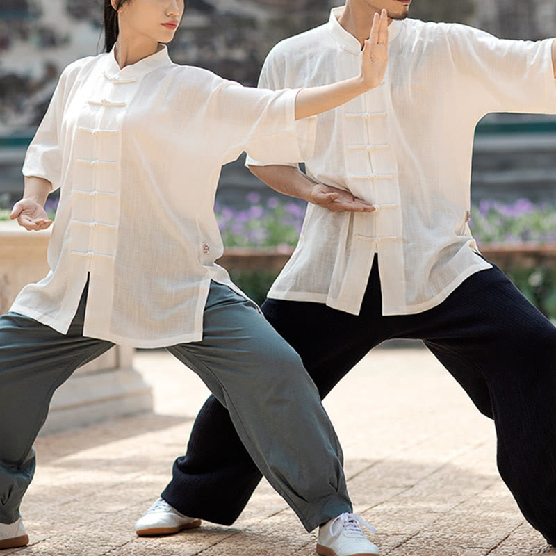 Buddha Stones無地 カエルボタン 瞑想 祈り スピリチュアル 禅 太極拳 気功 練習 ユニセックス 服セット - image 12