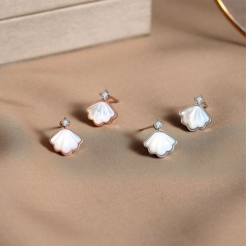 Buddha Stones 925スターリングシルバー シャコガイ ストーンシェル 祝福ネックレス ペンダント ブレスレット イヤリング ジュエリーセット - image 11