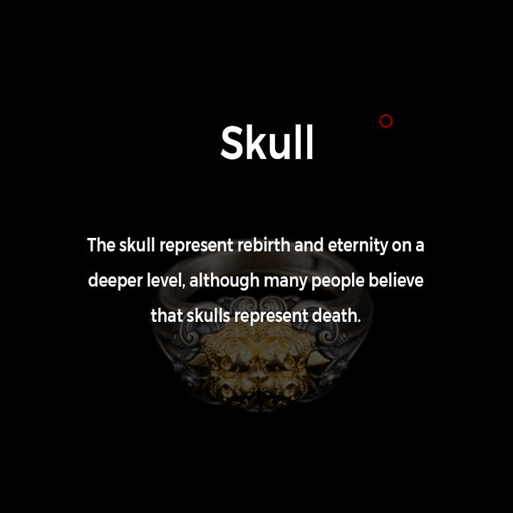 Buddha Stones925スターリングシルバー チベットスカルプロテクション 調節可能リング - image 8