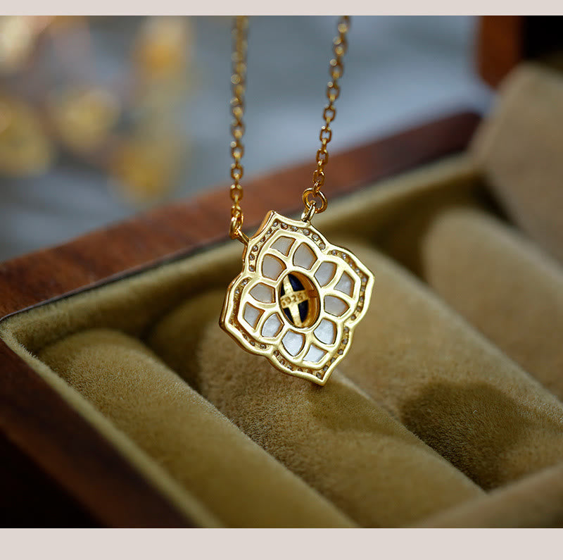 Buddha Stones 925スターリングシルバー トリダクナストーン ラズライト プリズマティックデザイン 祝福イヤリング ネックレス ペンダント ジュエリーセット - image 2