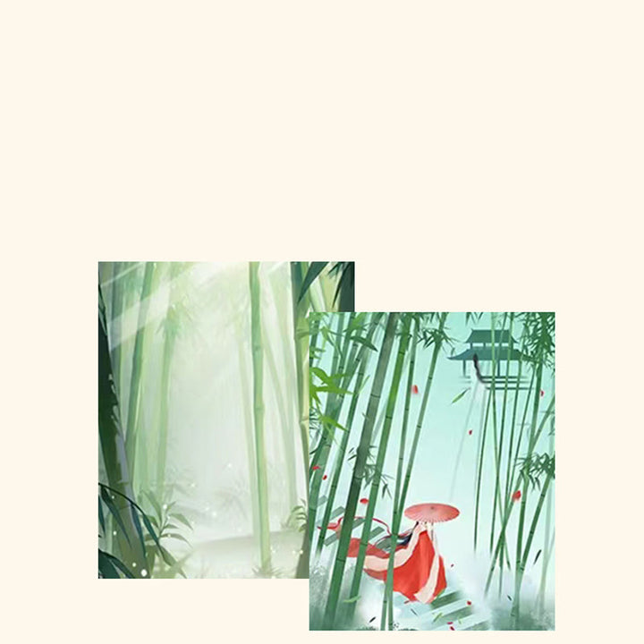 Buddha Stones925 スターリングシルバー 和田翡翠 竹の葉平和のお守りチャーム繁栄のネックレスペンダント - image 7