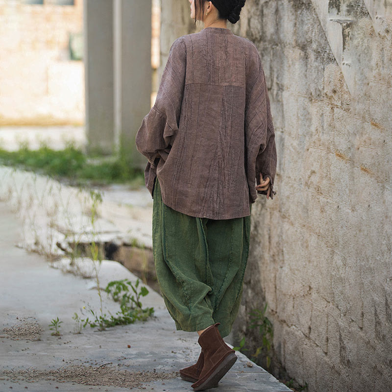 Buddha Stonesタイダイ フロッグボタン 長袖 禅瞑想 オープンフロント ジャケット - image 25