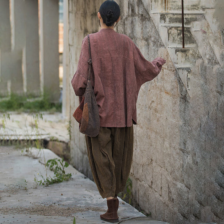 Buddha Stonesタイダイ フロッグボタン 長袖 禅瞑想 オープンフロント ジャケット - image 30