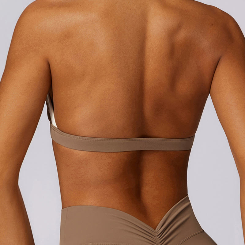 Buddha Stones無地 ホルターネック ブラ 長袖 クロップ タンクトップ パンツ スポーツ フィットネス ジム ヨガ 衣装 - image 39