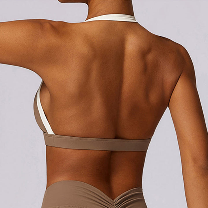 Buddha Stones無地 ホルターネック ブラ 長袖 クロップ タンクトップ パンツ スポーツ フィットネス ジム ヨガ 衣装 - image 37