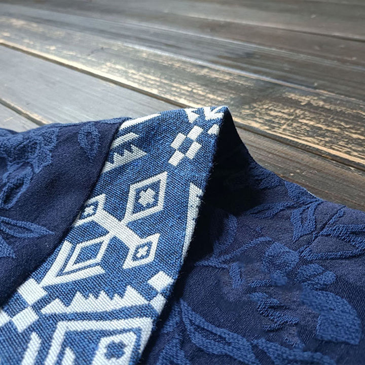 Buddha StonesフラワージャカードVネックロングスリーブジャケット - image 9