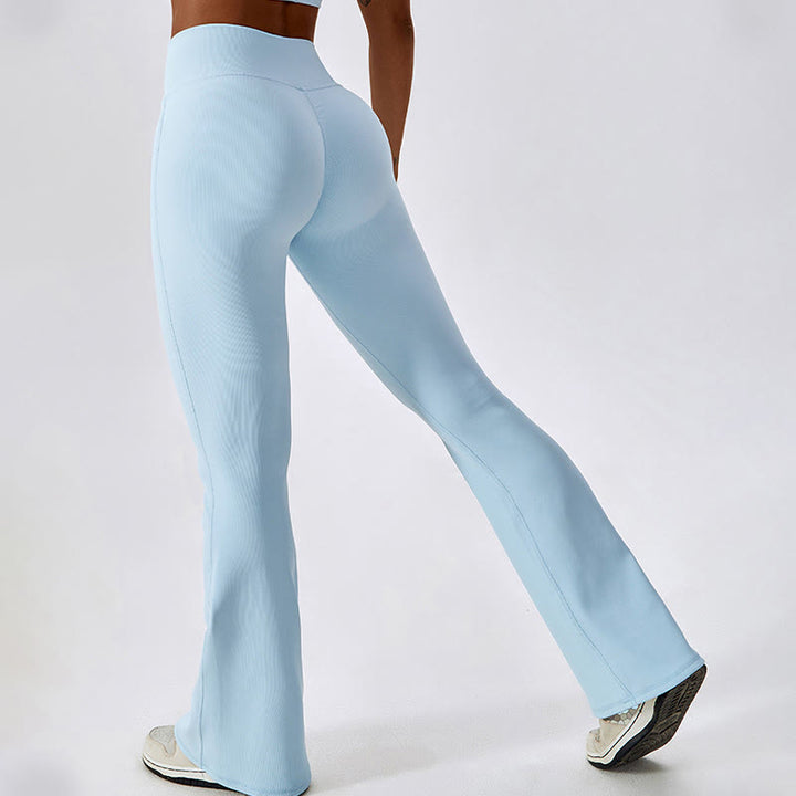 Buddha Stonesノースリーブ クロップ タンクトップ フレアパンツ スポーツ フィットネス ヨガ - image 44