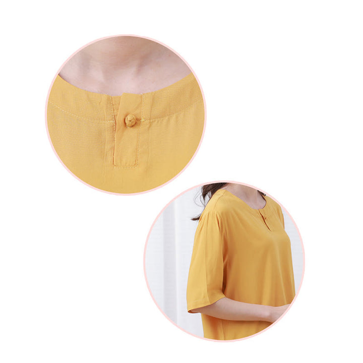 Buddha Stones 2点セット 半袖Tシャツ パンツ 瞑想 禅 太極拳 コットンリネン ユニセックスセット