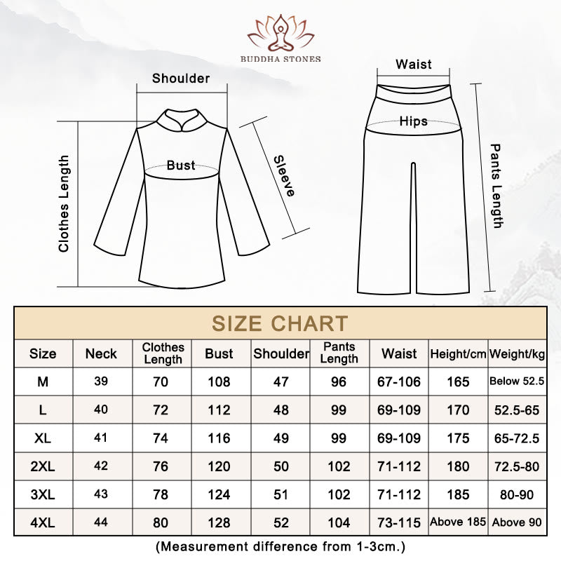 Buddha Stones龍柄唐装漢服伝統制服半袖トップスパンツ服装メンズセット - image 12