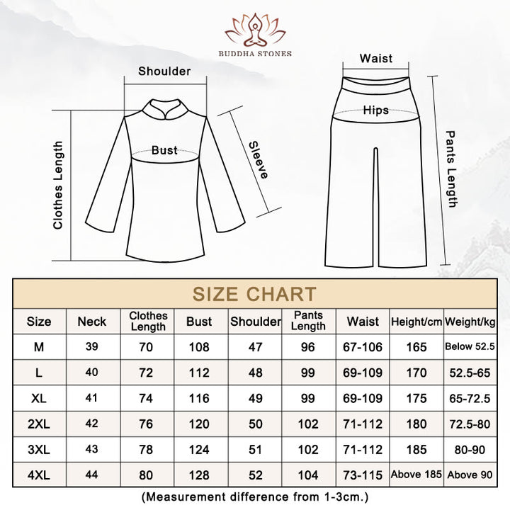 Buddha Stones龍柄唐装漢服伝統制服半袖トップスパンツ服装メンズセット - image 12