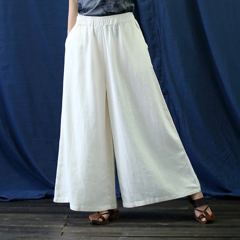 Buddha Stonesフラワージャカードミディドレス、長袖コットンリネンドレス、ワイドレッグパンツ（ポケット付き） - image 50
