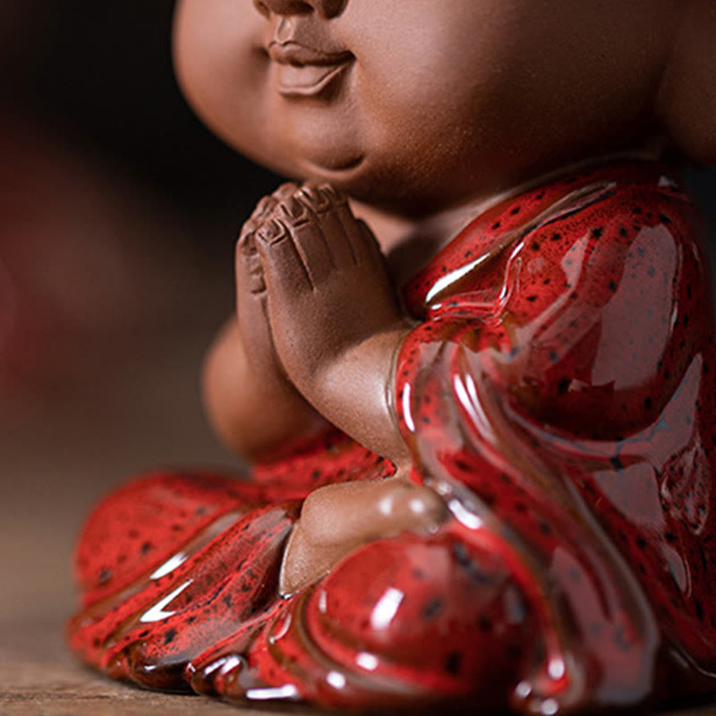 Buddha Stonesミニゴータマ仏陀釈迦牟尼観音観音菩薩地蔵菩薩セレニティセラミックデスク装飾 - image 9