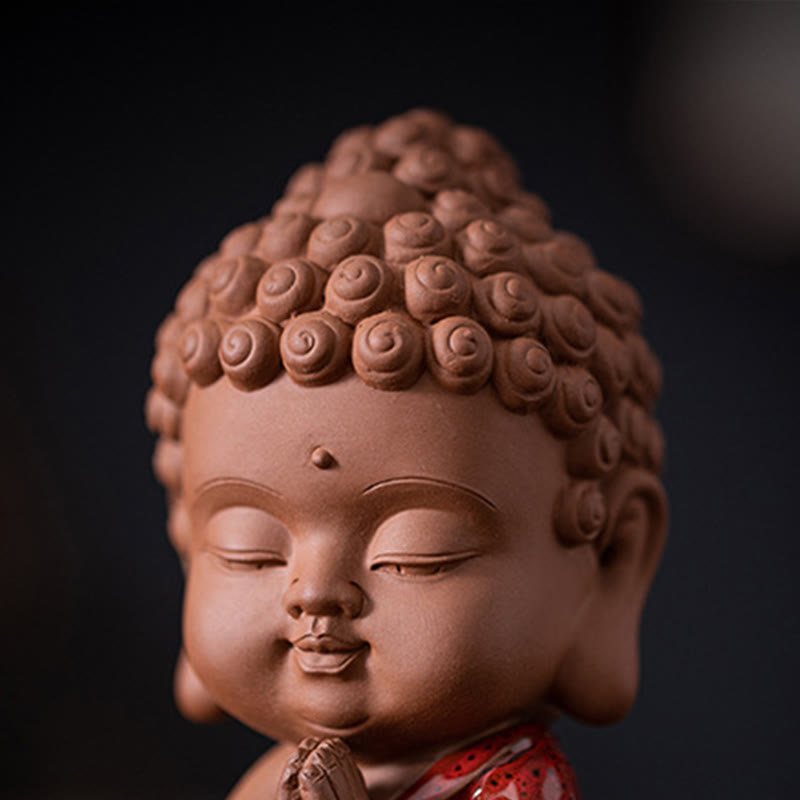 Buddha Stonesミニゴータマ仏陀釈迦牟尼観音観音菩薩地蔵菩薩セレニティセラミックデスク装飾 - image 7