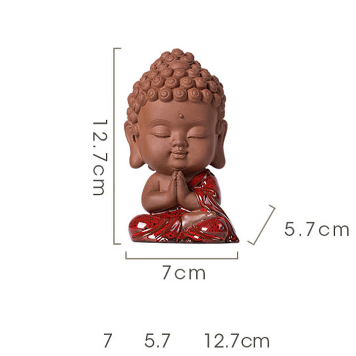 Buddha Stonesミニゴータマ仏陀釈迦牟尼観音観音菩薩地蔵菩薩セレニティセラミックデスク装飾 - image 11