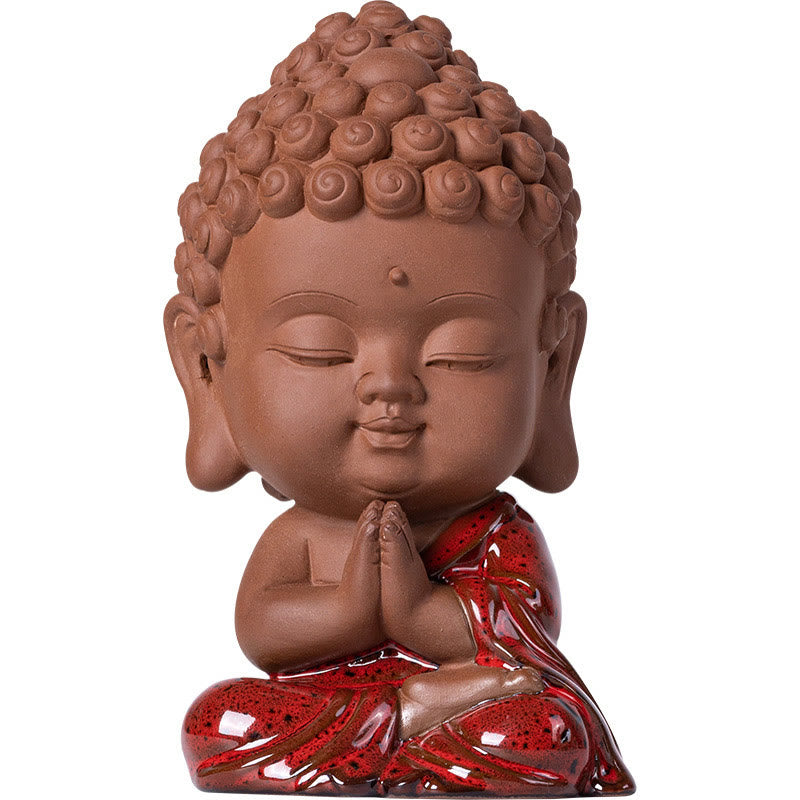 Buddha Stonesミニゴータマ仏陀釈迦牟尼観音観音菩薩地蔵菩薩セレニティセラミックデスク装飾 - image 12