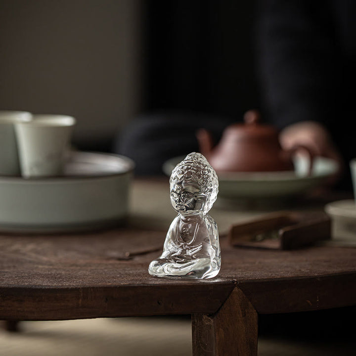 Buddha Stonesミニ如来仏陀 Liuli セレニティ デスク装飾