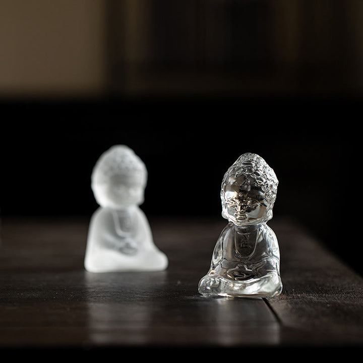 Buddha Stonesミニ如来仏陀 Liuli セレニティ デスク装飾 - image 12