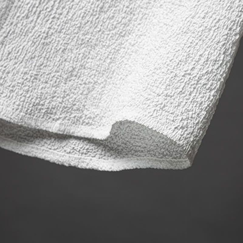 Buddha Stones メンズ 無地 半袖シャツ＆パンツ テクスチャボタン付き 2点セット - image 6