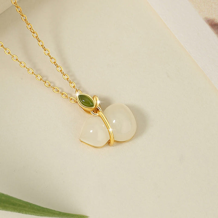 Buddha Stones925 スターリングシルバー 和田翡翠 瓢箪 豊穣のネックレスペンダント