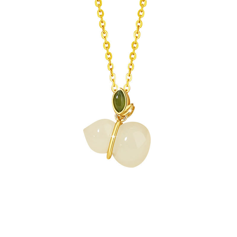 Buddha Stones925 スターリングシルバー 和田翡翠 瓢箪 豊穣のネックレスペンダント