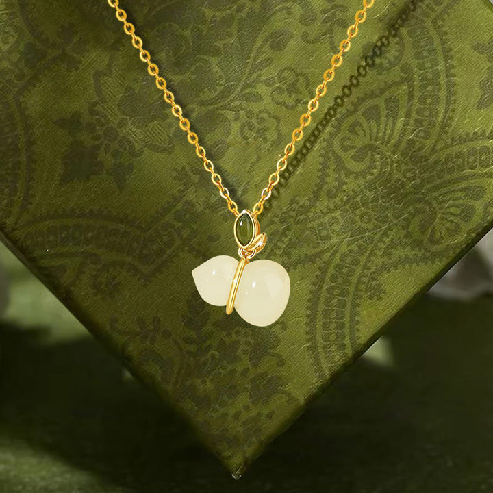 Buddha Stones925 スターリングシルバー 和田翡翠 瓢箪 豊穣のネックレスペンダント