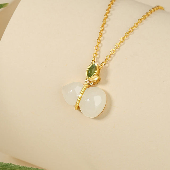 Buddha Stones925 スターリングシルバー 和田翡翠 瓢箪 豊穣のネックレスペンダント