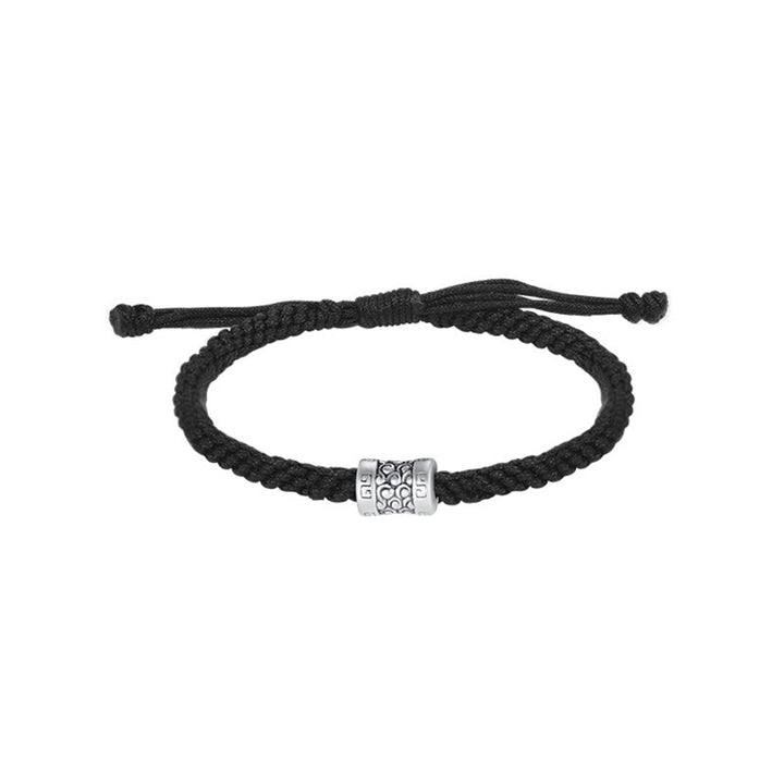 Buddha Stones999スターリングシルバー レッドストリング ラッキークラウド ストレングスブレスレット