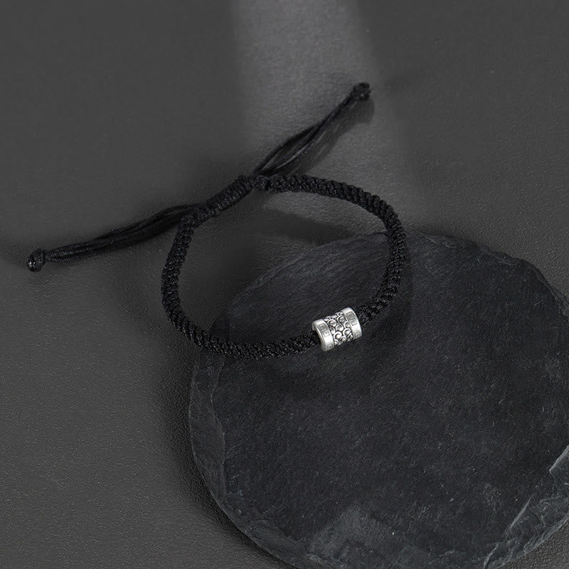 Buddha Stones999スターリングシルバー レッドストリング ラッキークラウド ストレングスブレスレット