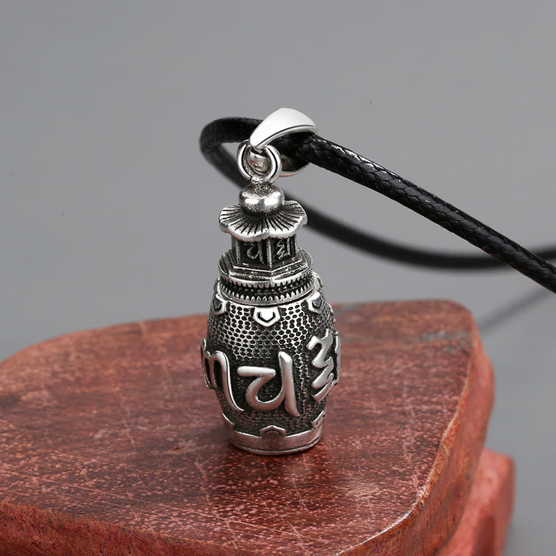 Buddha Stonesオーム・マニ・パドメ・フム銅製 創造性 ネックレス ペンダント - image 3