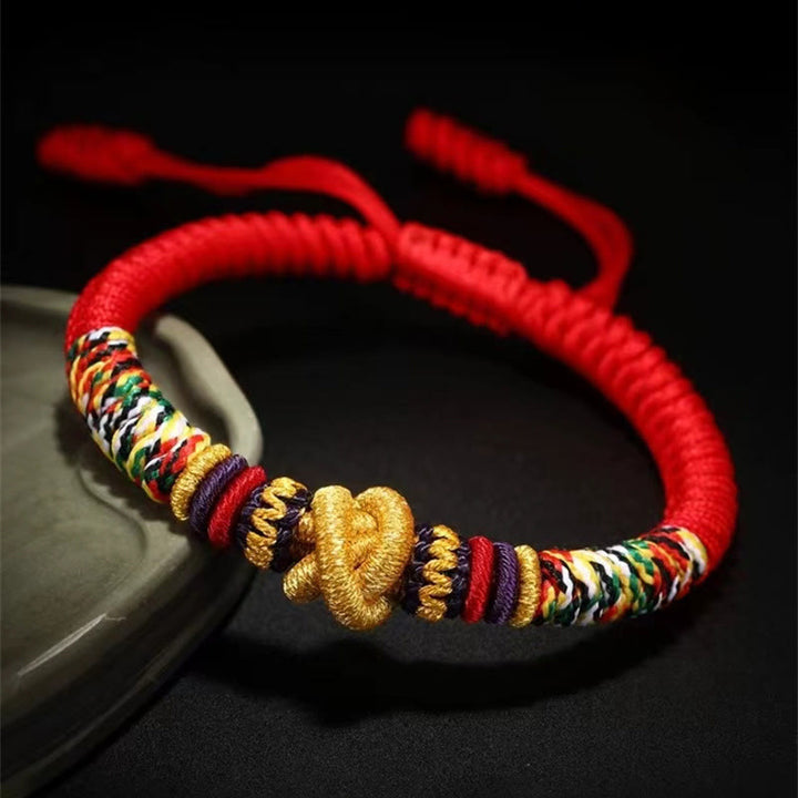 Buddha Stones925スターリングシルバーオーム・マニ・パドメ・フムキングコングノット 信仰ブレスレット