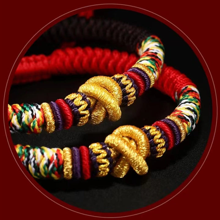 Buddha Stones925スターリングシルバーオーム・マニ・パドメ・フムキングコングノット 信仰ブレスレット