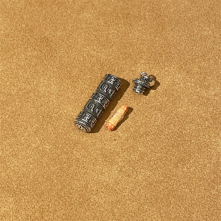 Buddha Stonesオーム・マニ・パドメ・フム卍ツイストチェーン知恵ネックレスペンダント - image 6