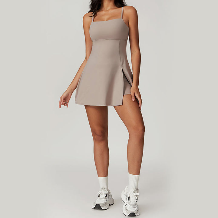 Buddha Stones無地 バックレス テニス ヨガ レディース スポーツドレス - image 28