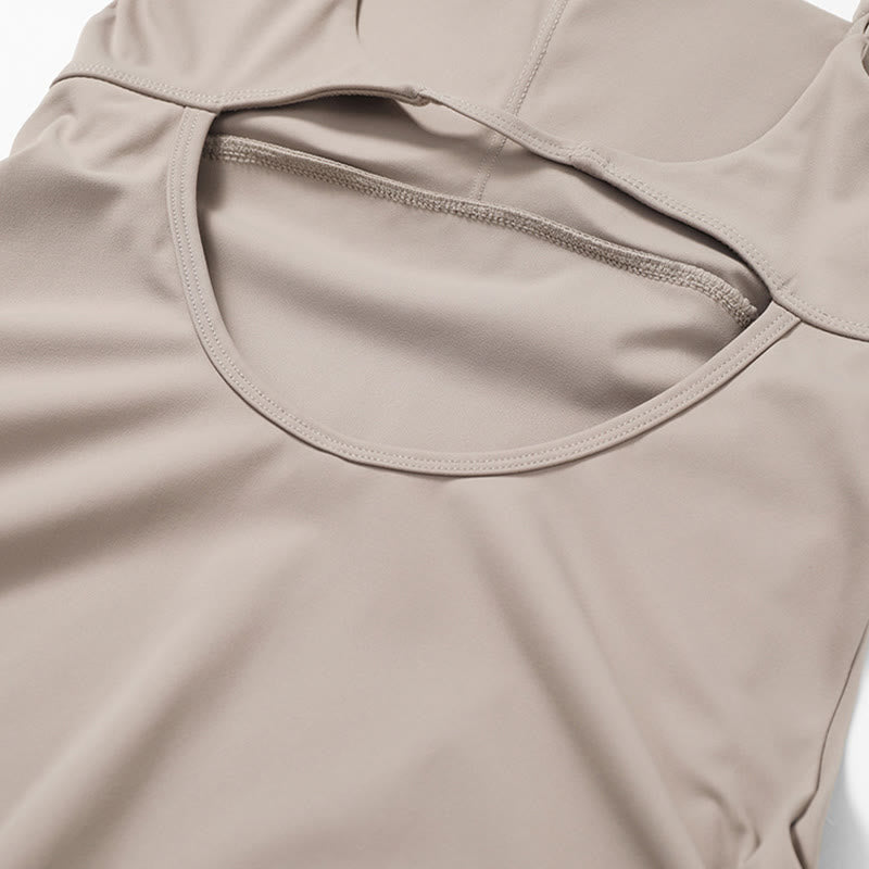 Buddha Stones無地 バックレス テニス ヨガ レディース スポーツドレス - image 33