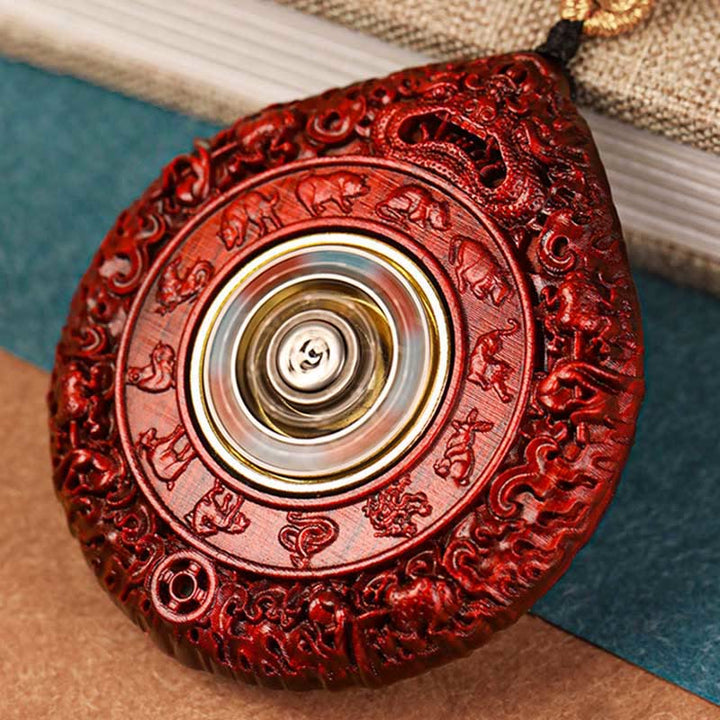 Buddha Stones十二支誕生仏小葉紫檀黒檀 長寿 ネックレス ペンダント - image 23