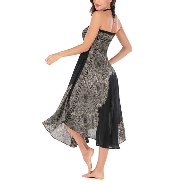 Buddha Stonesのツースタイルウェア、ボヘミアンマンダラフラワービーチスカートドレス - image 20