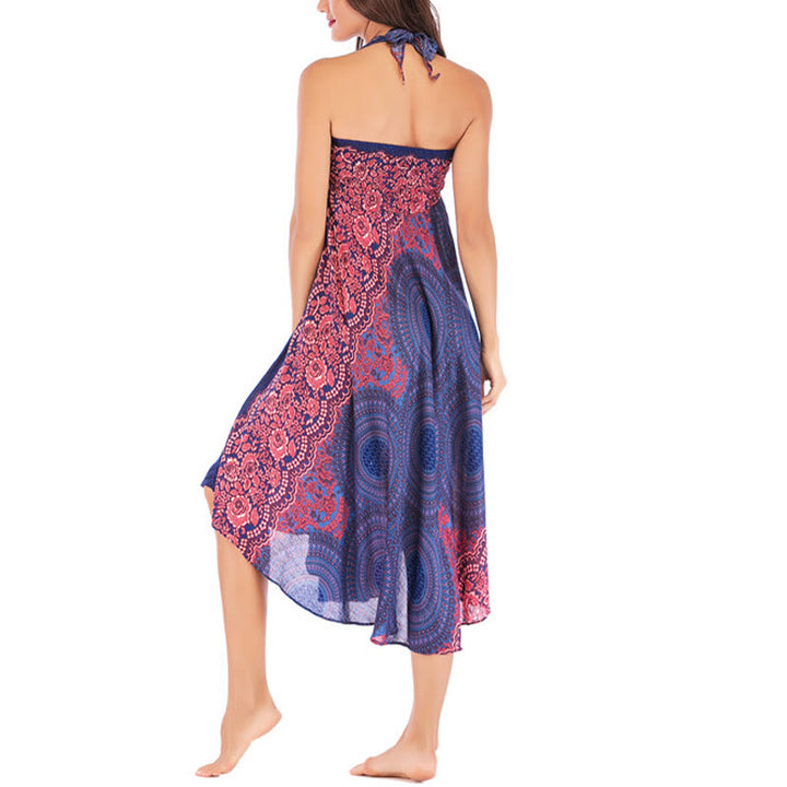 Buddha Stonesツースタイルウェア ボヘミアンコンパスローズフラワーレースアップスカートドレス - image 17