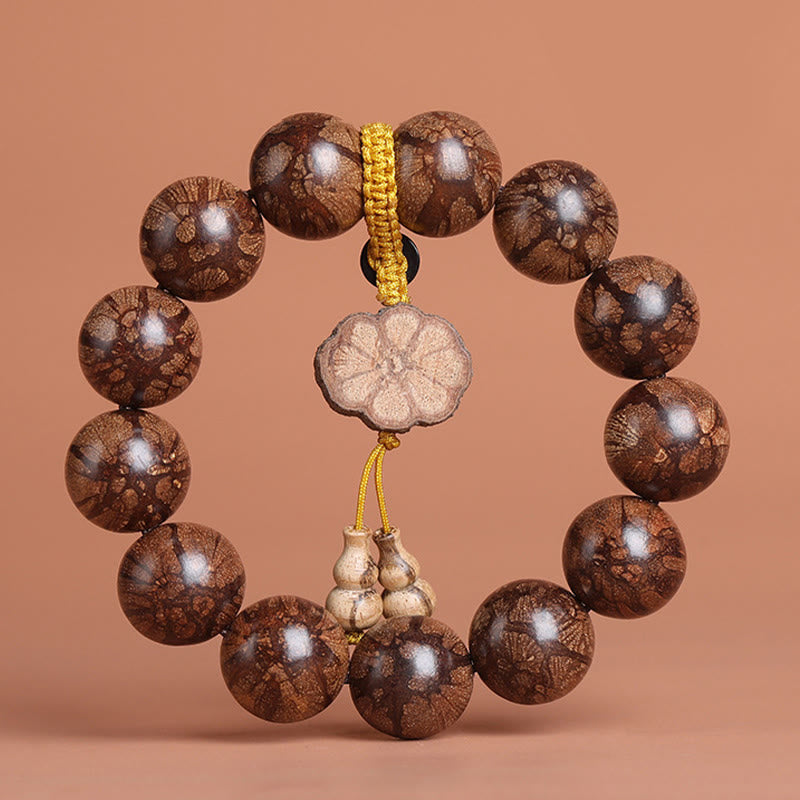 Buddha Stones梅の花 木の内なる平和のブレスレット