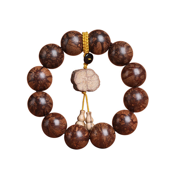 Buddha Stones梅の花 木の内なる平和のブレスレット