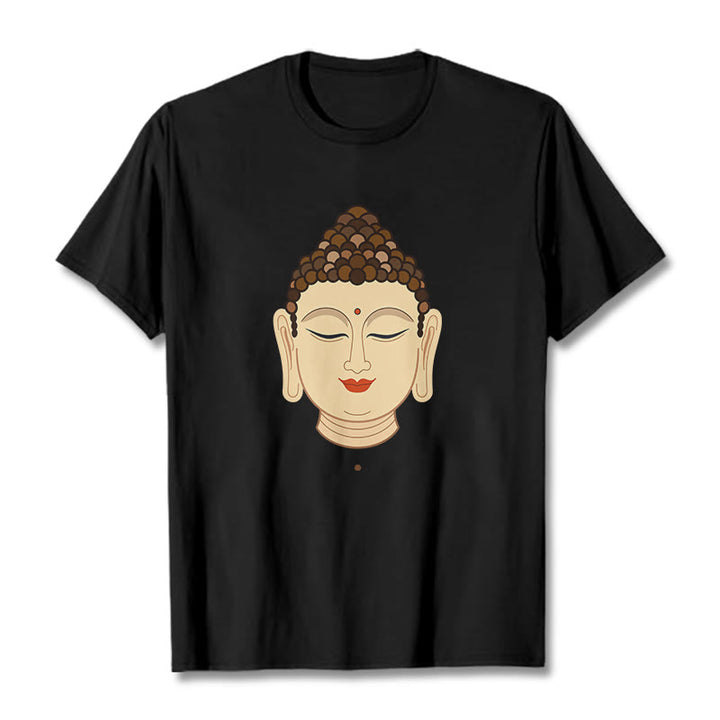 Buddha Stones瞑想仏陀Tシ​​ャツ - 黒 - 2XL - image 5