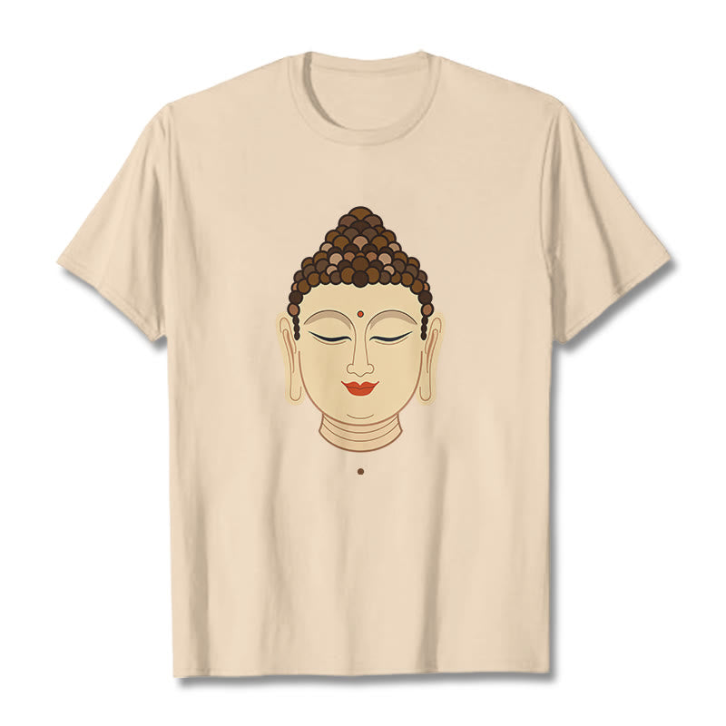 Buddha Stones瞑想仏陀Tシ​​ャツ - ビスク - 2XL - image 0