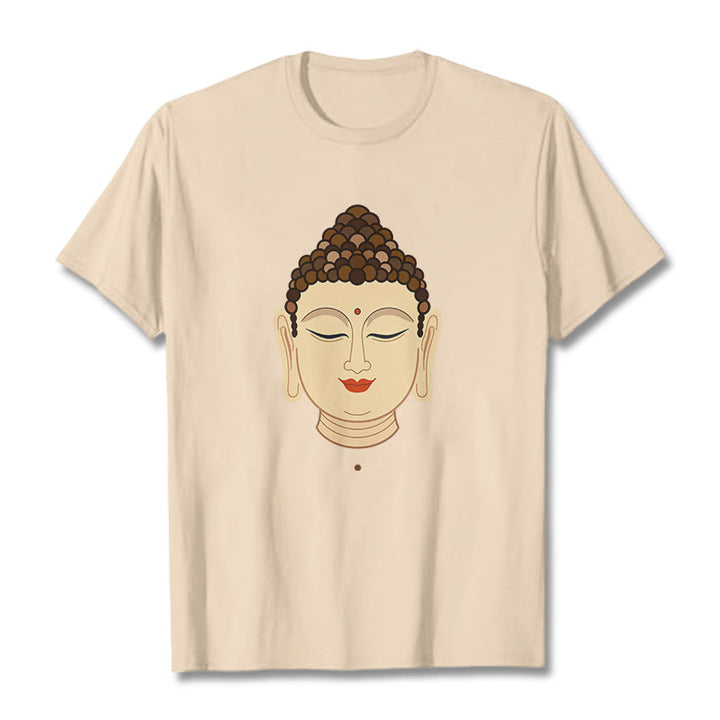 Buddha Stones瞑想仏陀Tシ​​ャツ - ビスク - 2XL - image 0