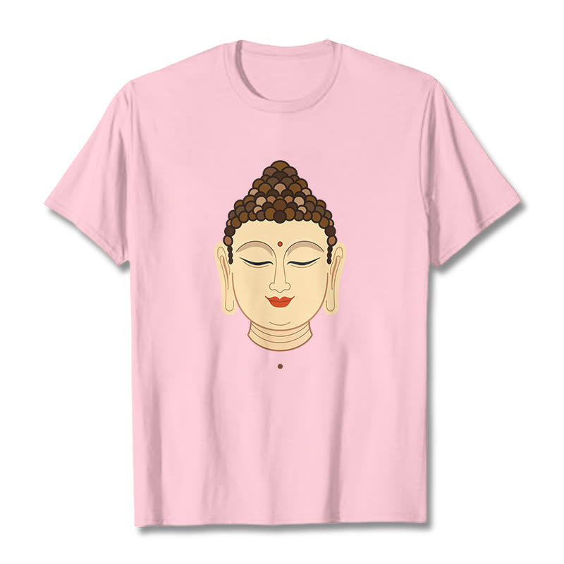 Buddha Stones瞑想仏陀Tシ​​ャツ - ライトピンク - 2XL - image 12