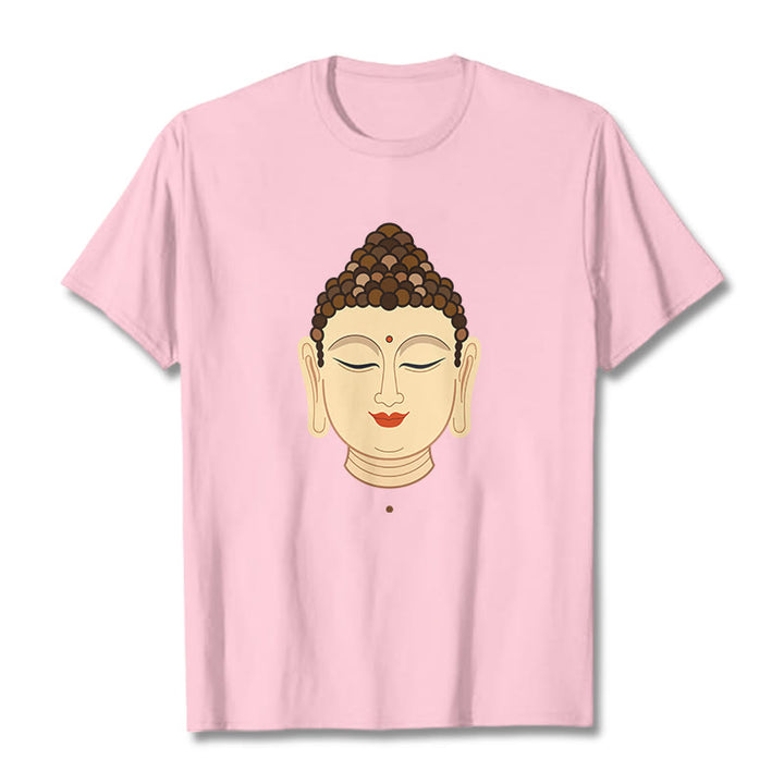Buddha Stones瞑想仏陀Tシ​​ャツ - ライトピンク - 2XL - image 12