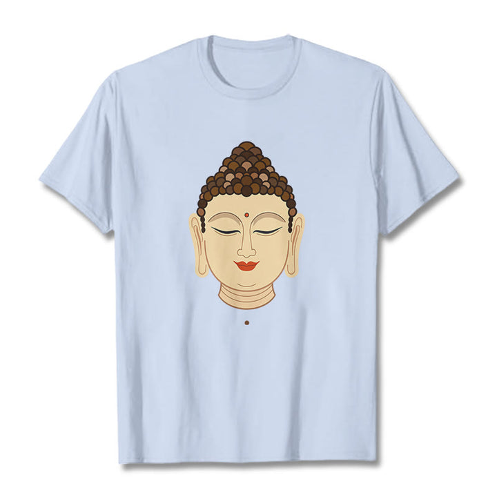 Buddha Stones瞑想仏陀Tシ​​ャツ - ライトシアン - 2XL - image 18
