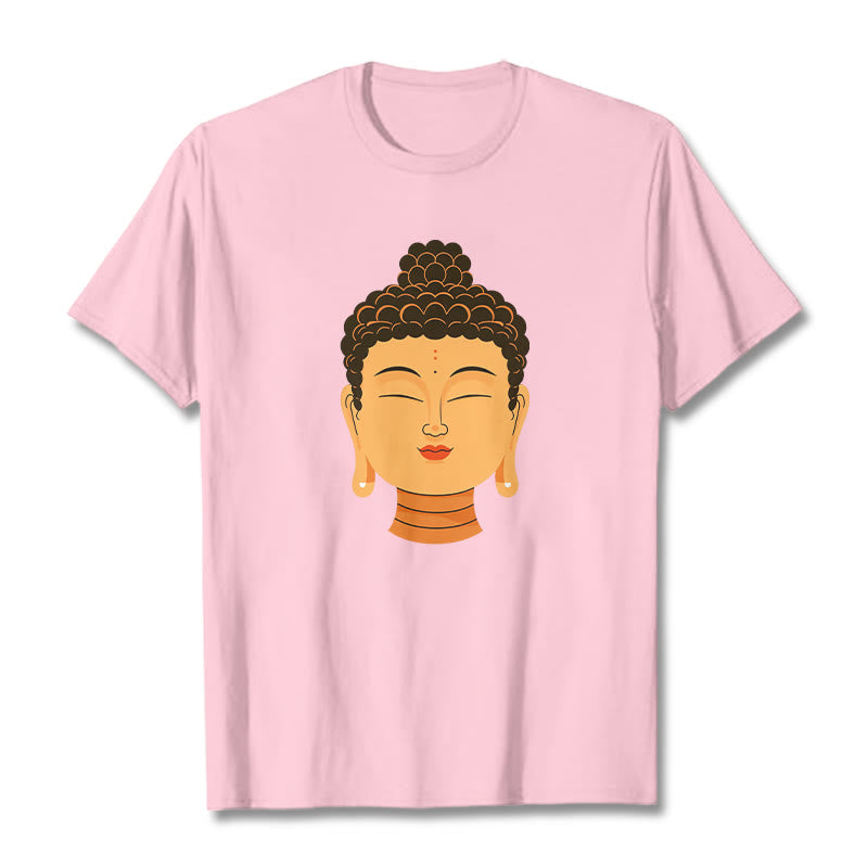 Buddha Stonesの祝福された瞑想仏陀Tシ​​ャツ - ライトピンク - 2XL - image 10