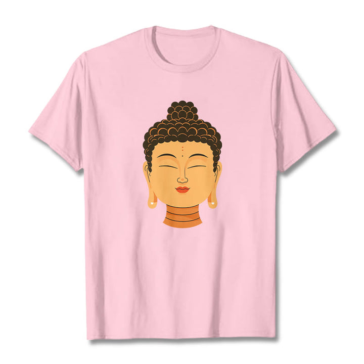 Buddha Stonesの祝福された瞑想仏陀Tシ​​ャツ - ライトピンク - 2XL - image 10